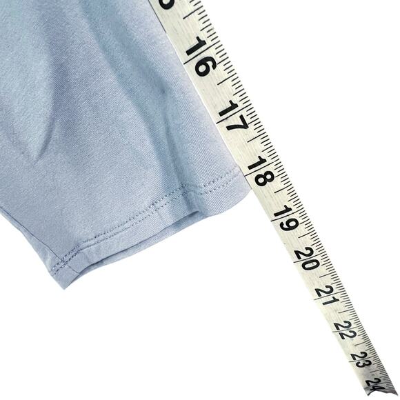 Eileen Fisher Top Womens S Blue Tencel Jersey Boat Neck LongTunic Shirt - Picture 10 of 14